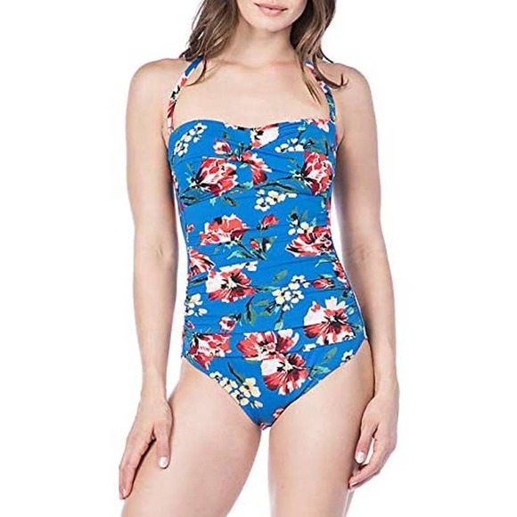 Lauren Ralph Lauren Other - RALPH LAUREN Twist Bandeau Swimsuit 14 NWT